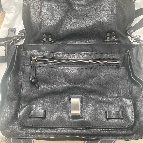 Authentic Proenza Schouler PS1 Fringe Medium Black - Picture 11 of 16